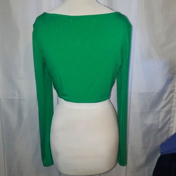 HOUSE OF HARLOW×REVOLVE YULIA TOP IN KELLY GREEN SZ XL - Picture 5 of 14